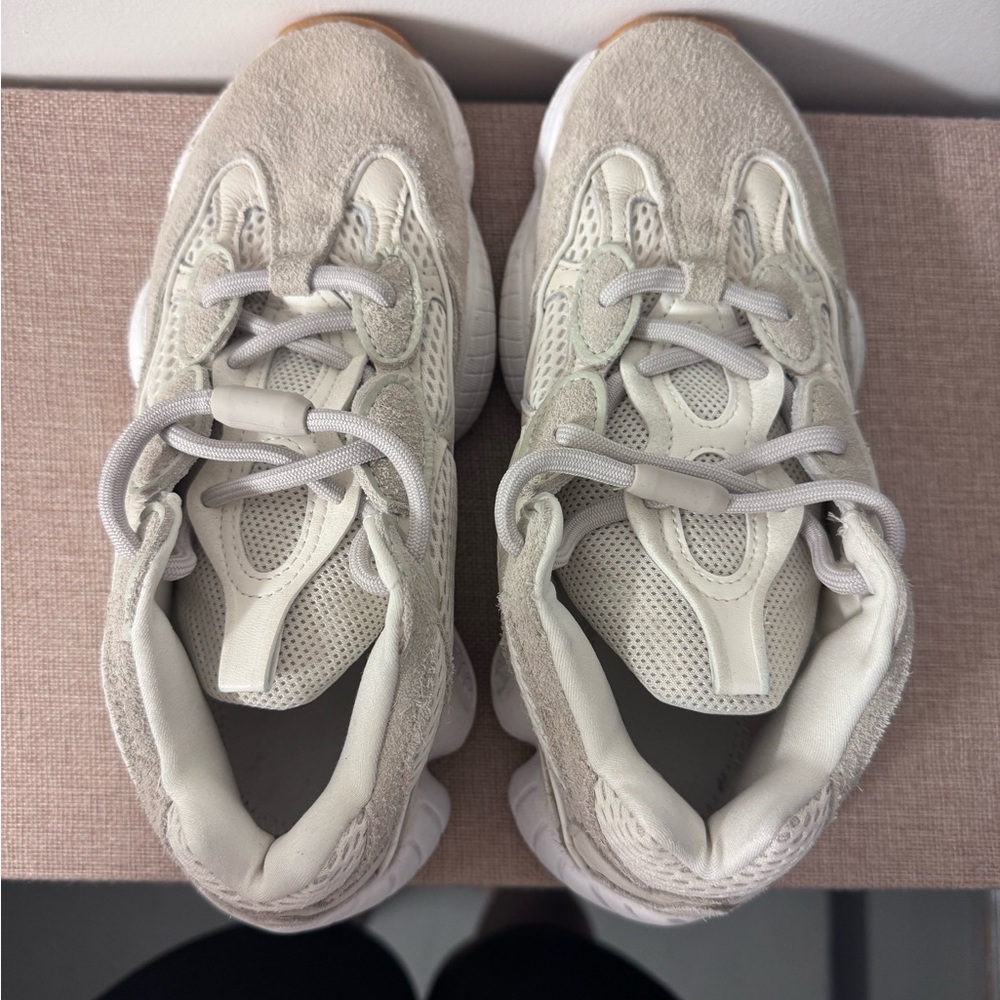 Adidas Cream Yeezy Sneakers